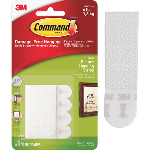 17202ES-8PK 3M Command Interlocking Picture Hanger Strips