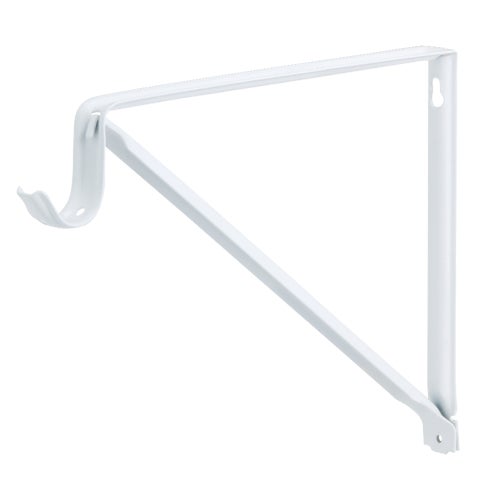 RP-0044-BWT John Sterling Closet-Pro Fixed Shelf & Rod Bracket