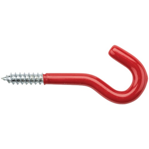 N188006 National Red Vinyl Coated Screw Hook