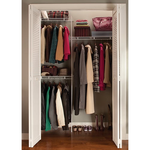 164000 ClosetMaid 5 Shelf and Rod Closet System