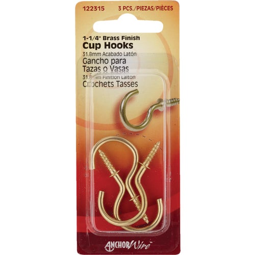 122315 Hillman Anchor Wire Large Cup Hook