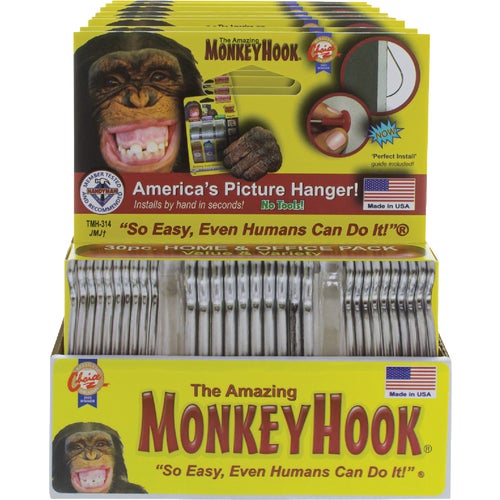 TMH-314 Monkey Hook Picture Hanger Home & Office Pack