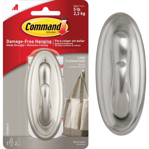 17053BN-ES 3M Command Curtain Rod Hook