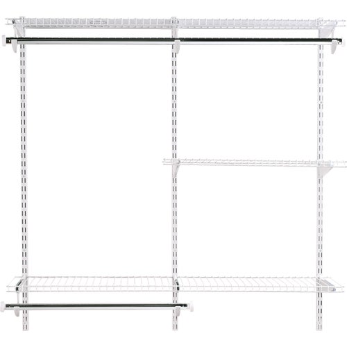 2060344 Rubbermaid Configurations 4 Ft. To 8 Ft. Adjustable Closet System