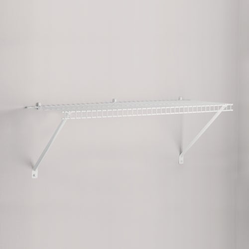 3E0000WHT Rubbermaid Linen Closet Shelf with Hardware