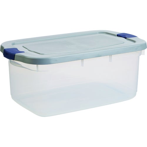 RMRC050000 Rubbermaid Roughneck Clear Storage Tote