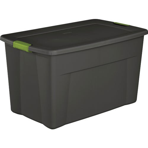 19453V04 Sterilite Flat Gray Latch Storage Tote